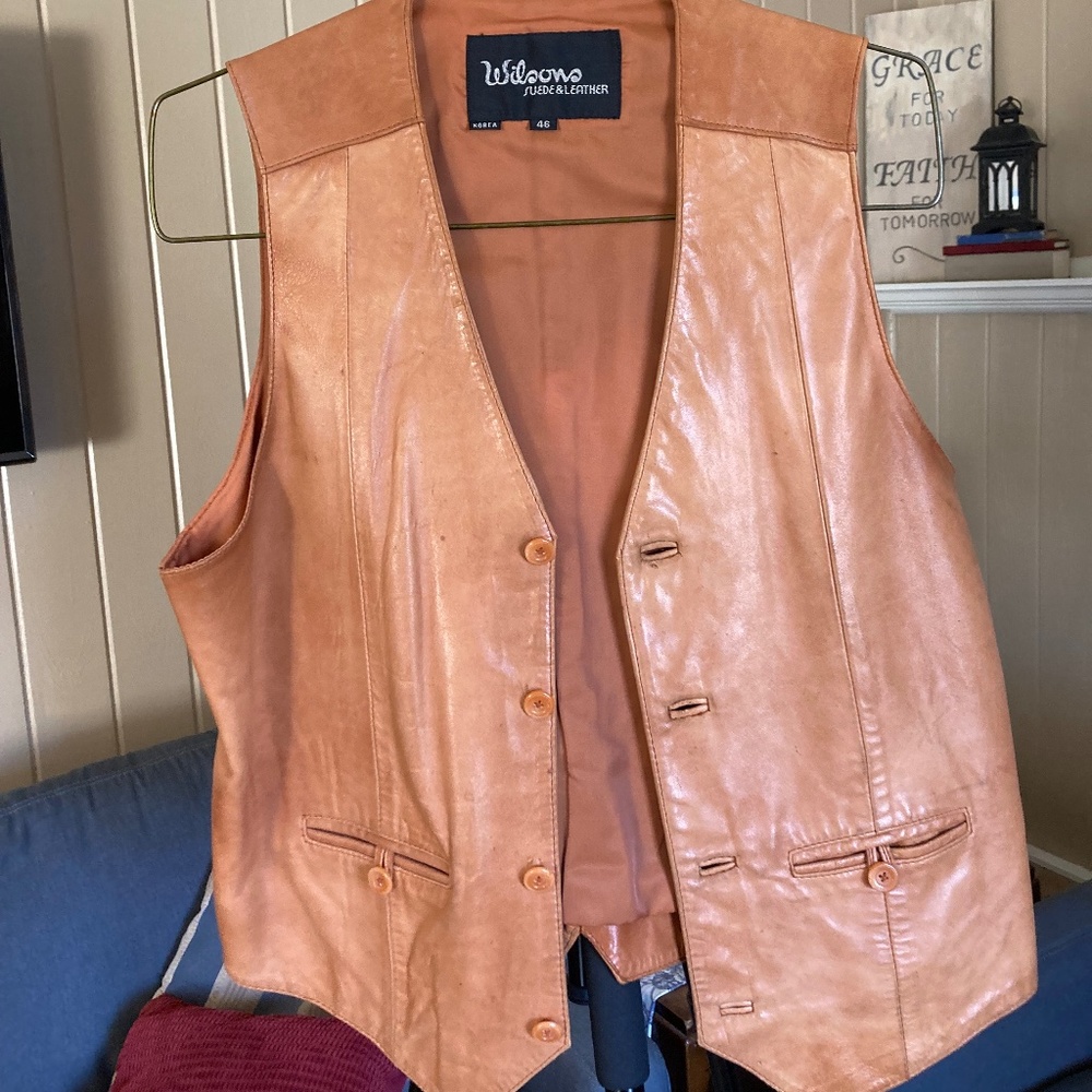Wilson Leather vest 46reg